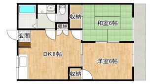 観世コーポの物件間取画像